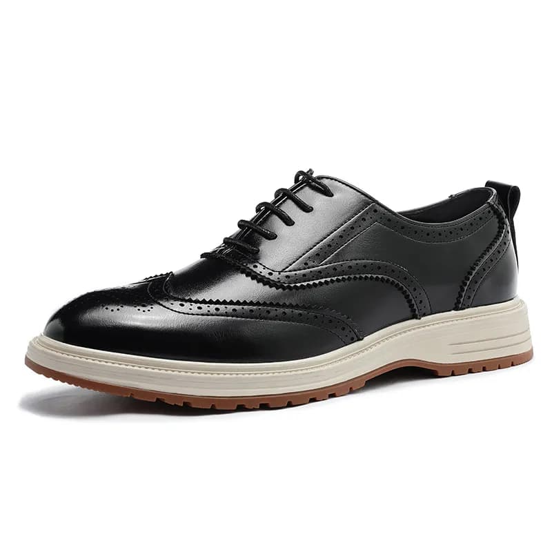 Men's Breathable Business Leather Shoes