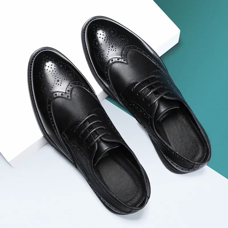 Men's Brogue Style Leather Shoes