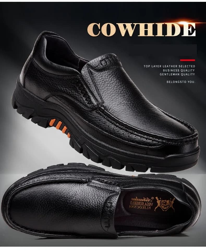 Rubber sole of the business casual shoes