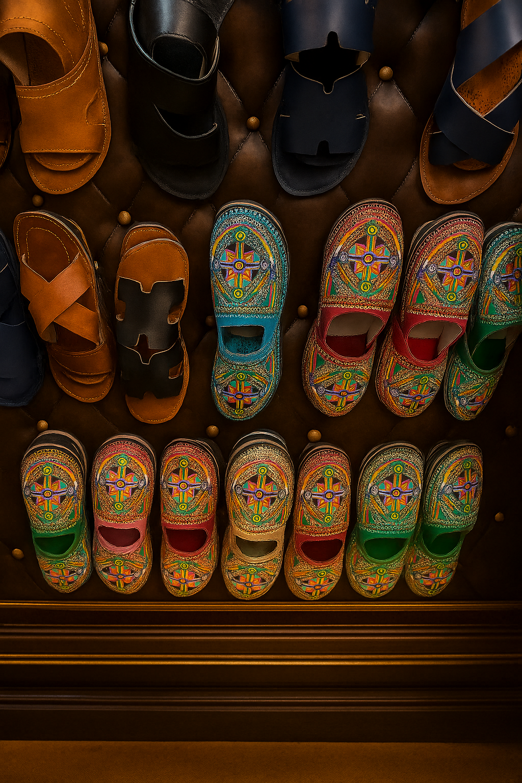 Sandalias Bereber Artesanales – Coloridas y Elegantes