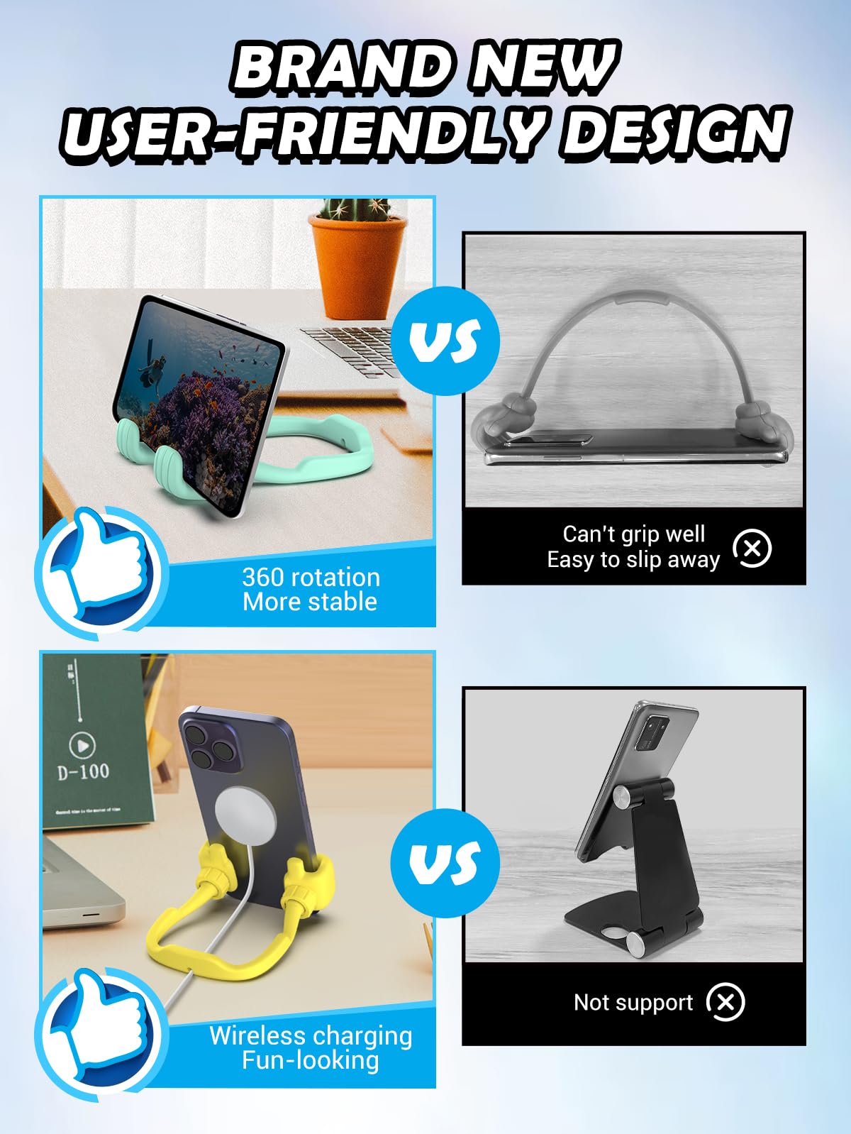 Thumbs Up Phone Stand   Fun Gift for Teens & Adult
