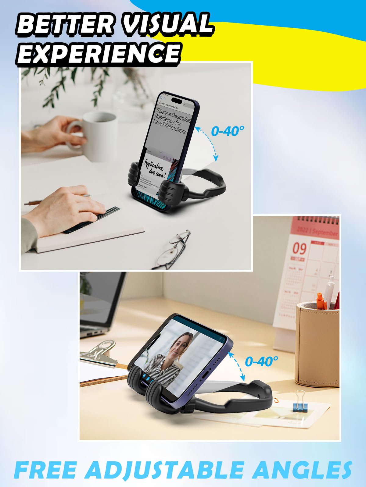 Thumbs Up Phone Stand   Fun Gift for Teens & Adult