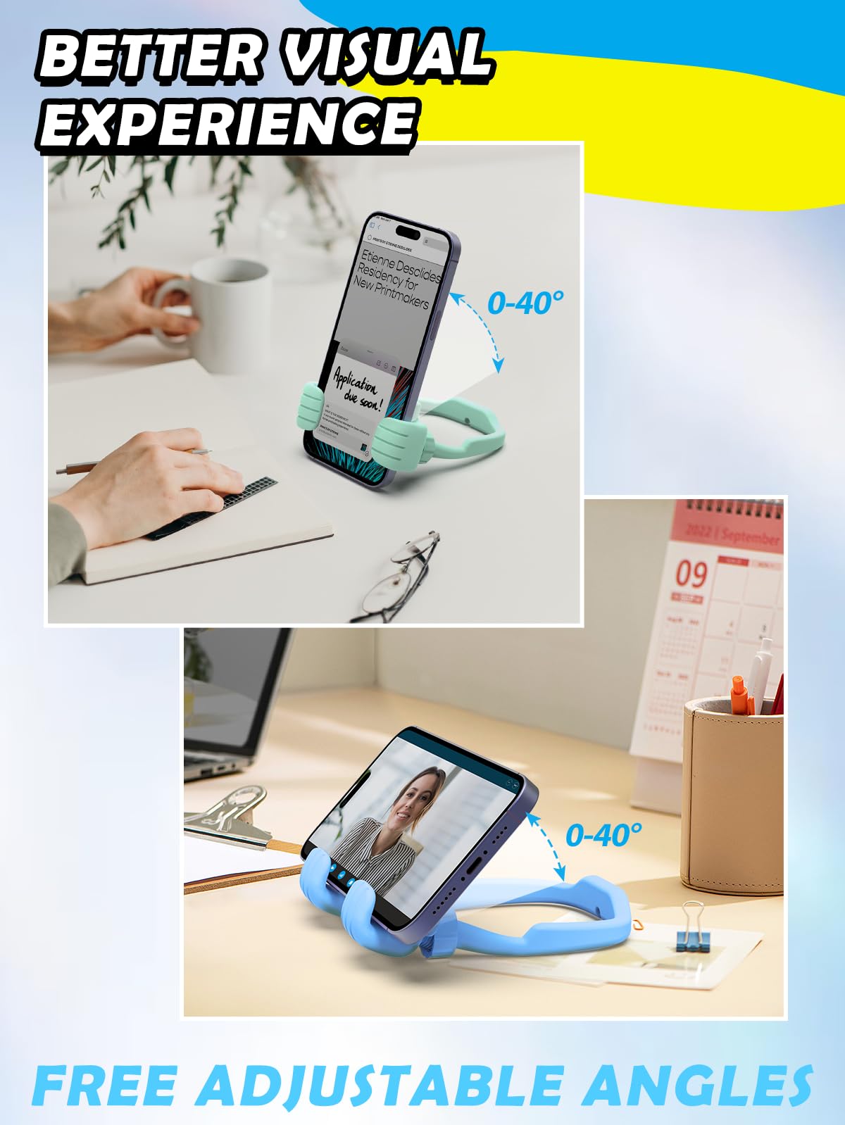 Thumbs Up Phone Stand   Fun Gift for Teens & Adult
