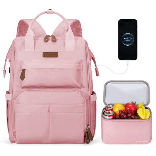 : Laptop Backpack, Water Resistant, Carry-On, Insulated Lunch Box.