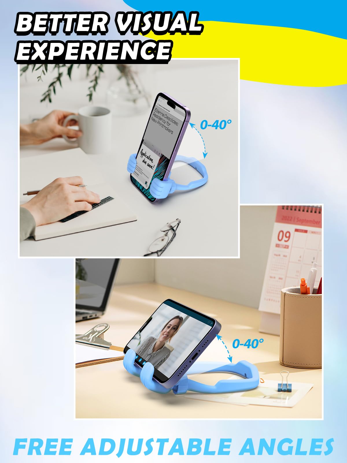 Thumbs Up Phone Stand   Fun Gift for Teens & Adult