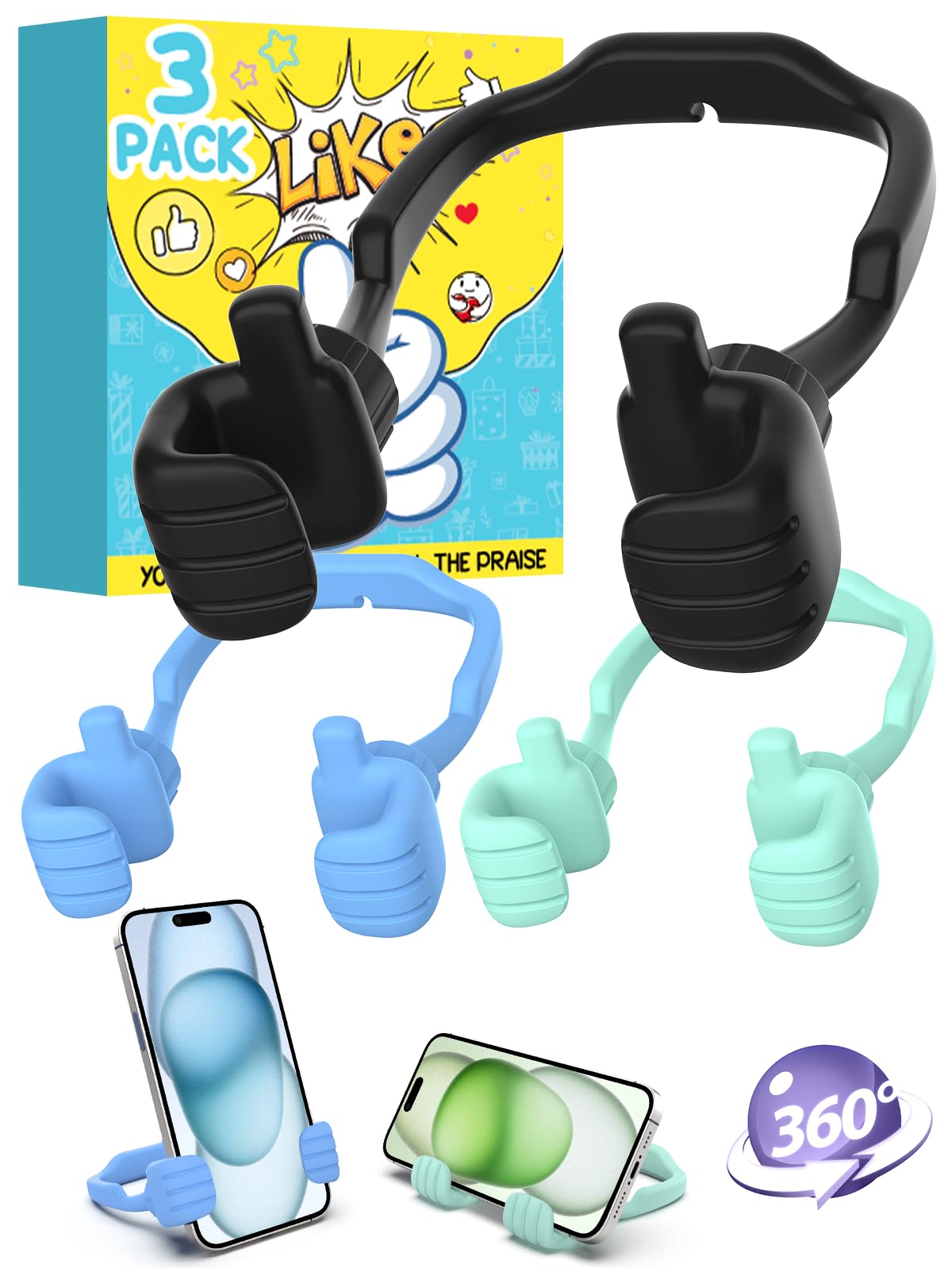 Thumbs Up Phone Stand   Fun Gift for Teens & Adult