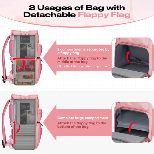 : Laptop Backpack, Water Resistant, Carry-On, Insulated Lunch Box.